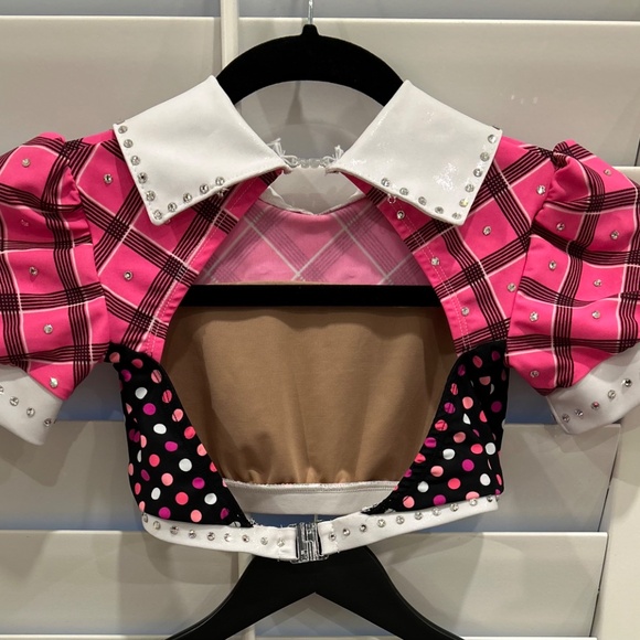 Pink Polka Dot Jazz / Tap Dance costume - Picture 5 of 8